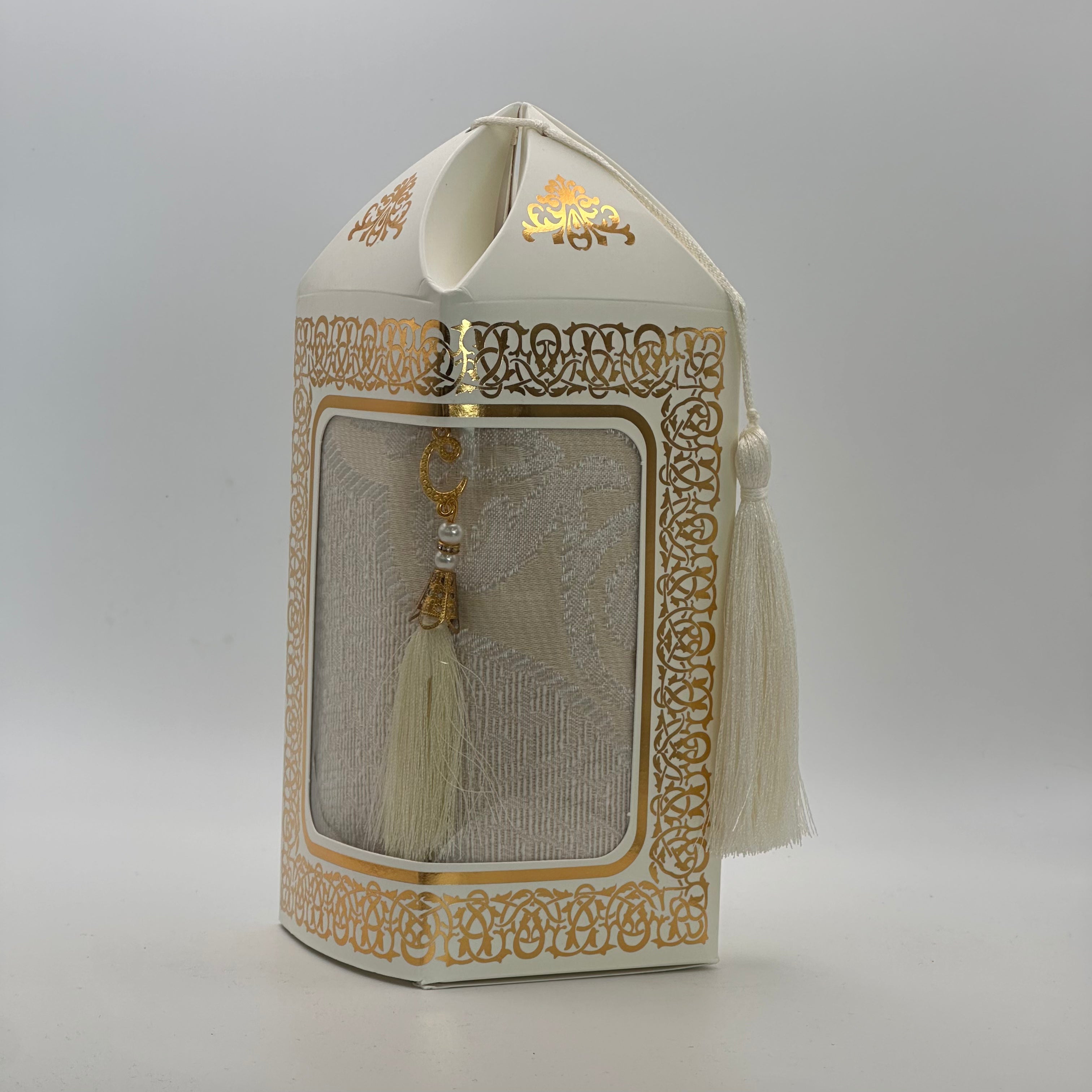 White Boxed Prayer Mat Gift
